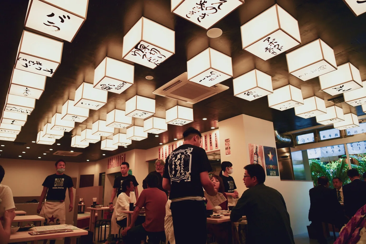 飲食店の店内撮影