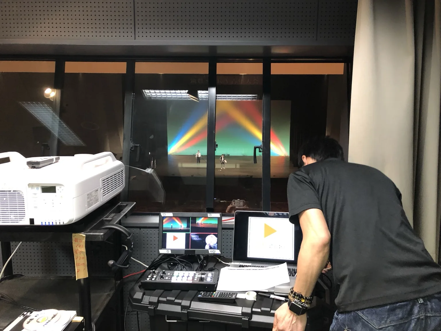 舞台演出の映像オペレーション